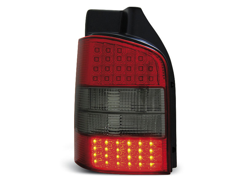 VW T5 04.03-09 RED SMOKE LED TAILLIGHTS