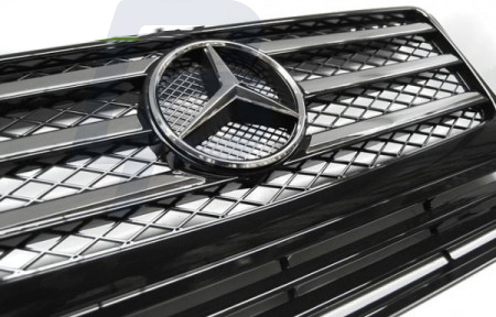 GRILLS MERCEDES W463 90-12 BLACK CHROME - 3