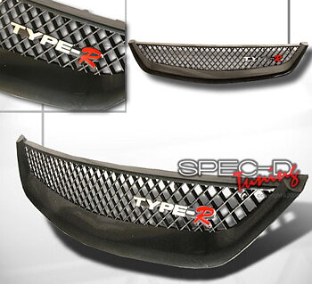 HONDA CIVIC 01-03 2D TYPE R LOOK ABS GRILL [SIX]