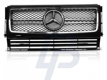 GRILLS MERCEDES W463 90-12 C63 AMG STYLE BLACK CHROME