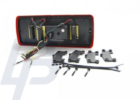 LED TAILLIGHTS MERCEDES W463 G-CLASS 90-12 RED WHITE LED - 4