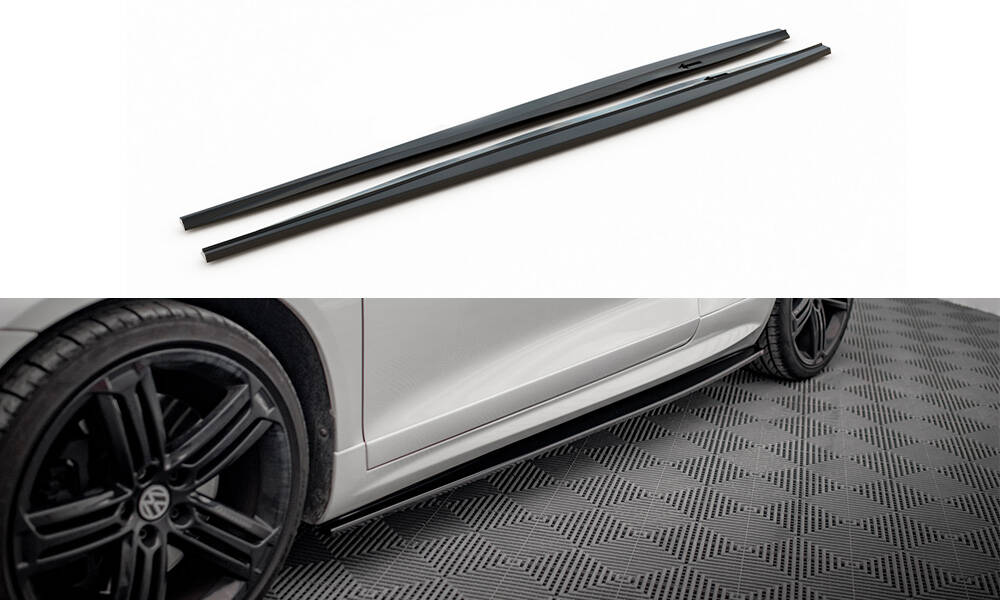 Side Skirts Diffusers V.1 Volkswagen Scirocco R Mk3