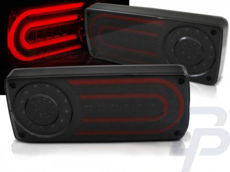 LED TAILLIGHTS MERCEDES W463 G-CLASS 90-12 SMOKE LED
