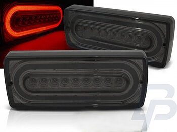 LED TAILLIGHTS MERCEDES W463 G-CLASS 90-12 SMOKE LED
