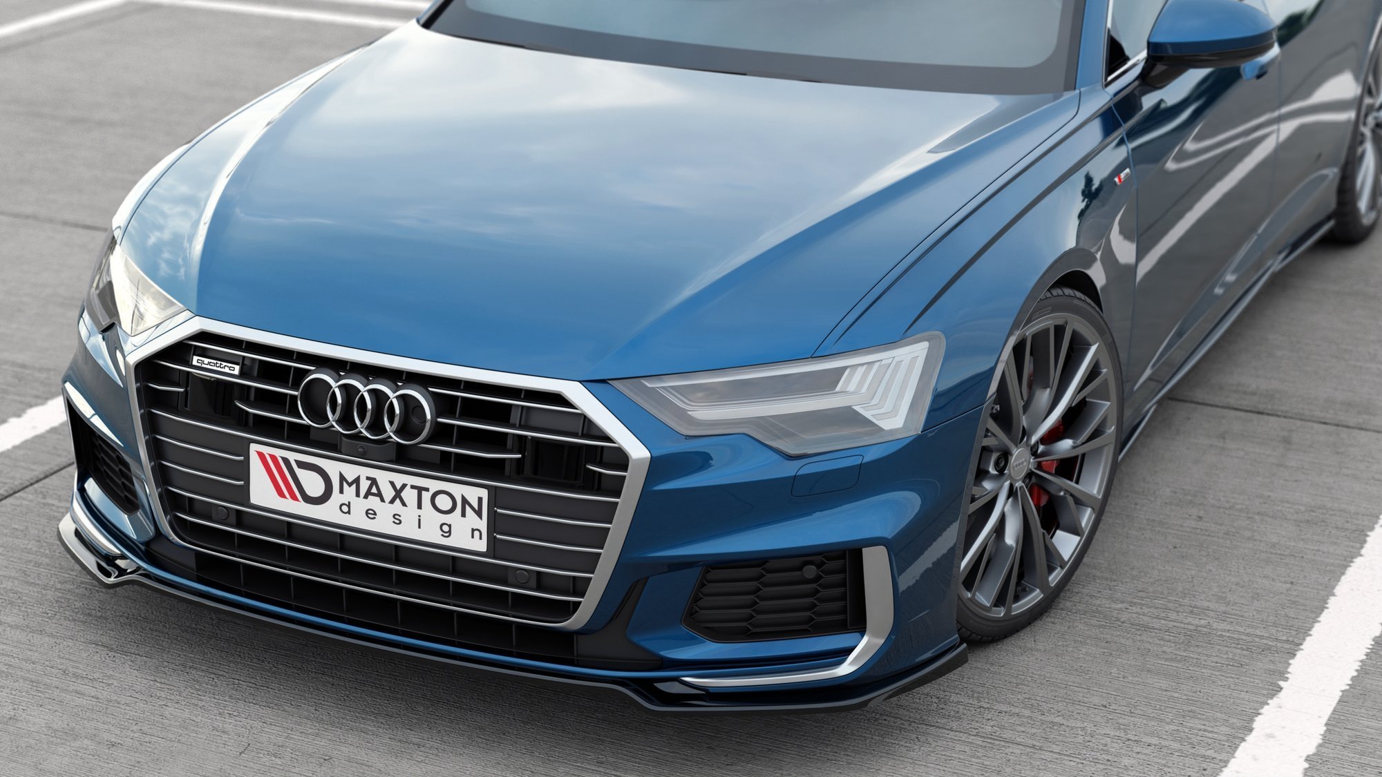 Front Splitter V.1 Audi A6 S-Line / S6 C8 - 5