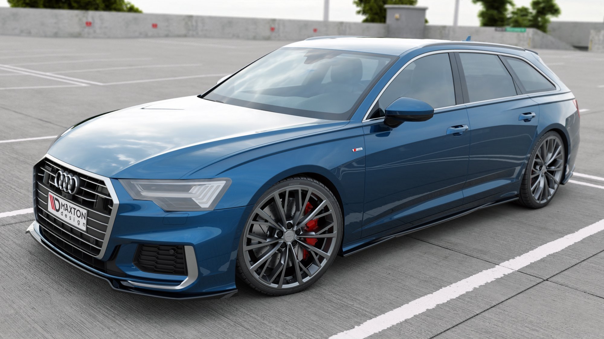 Front Splitter V.1 Audi A6 S-Line / S6 C8 - 3