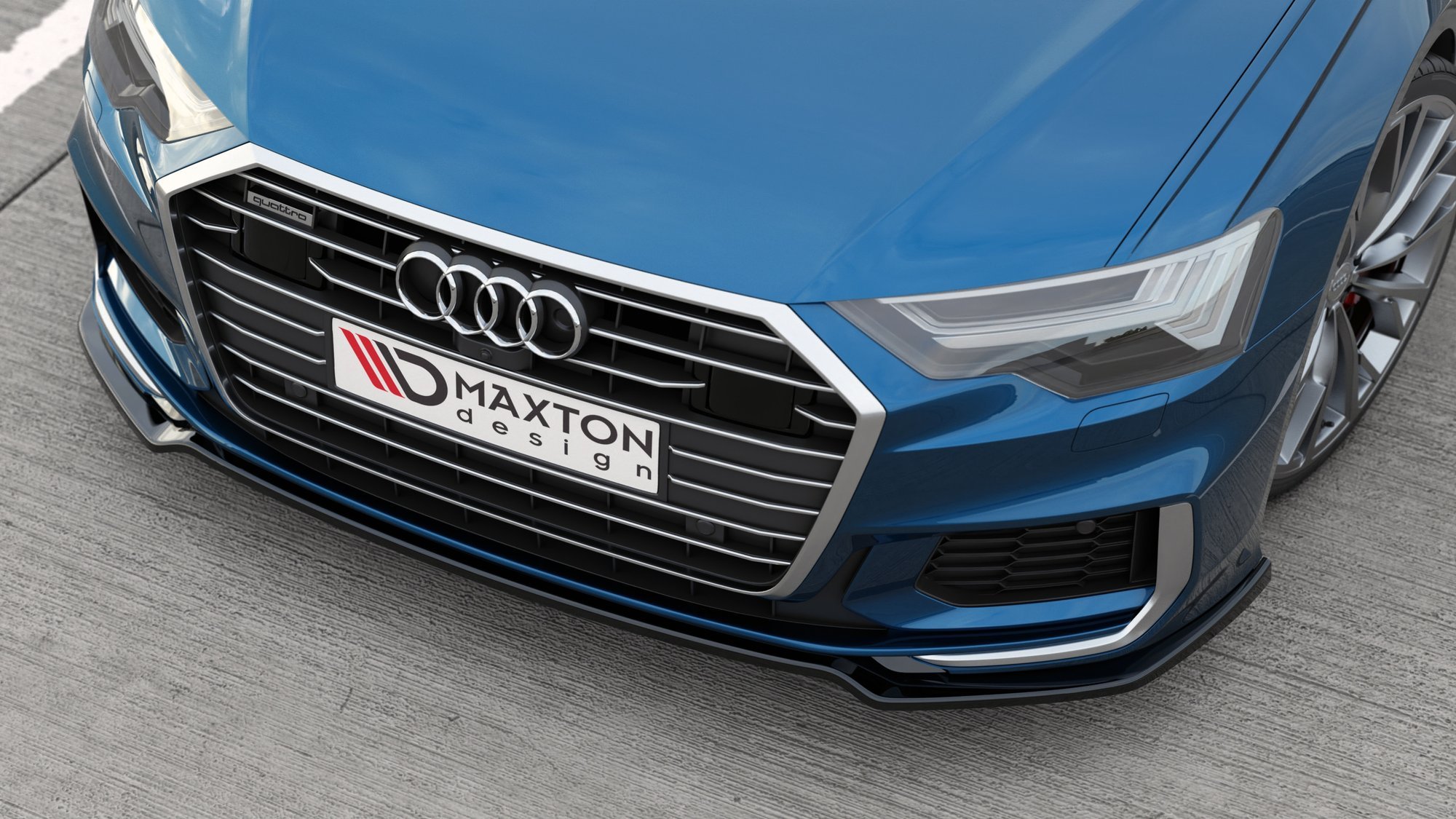 Front Splitter V.1 Audi A6 S-Line / S6 C8 - 4