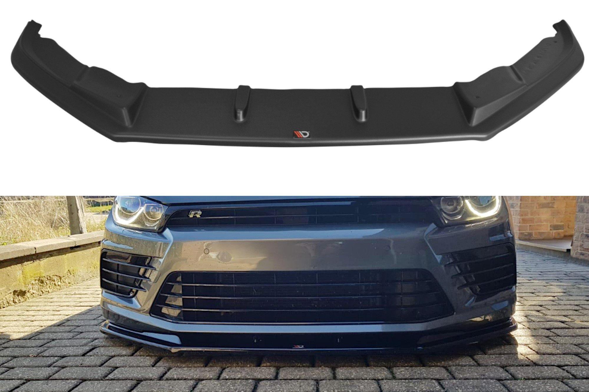 Front Splitter V.1 Volkswagen Scirocco Mk3 R Facelift (2014-2017)