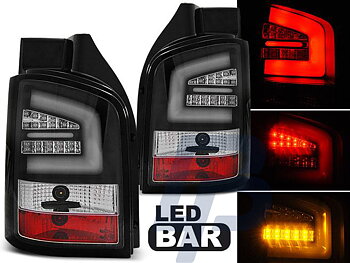 VW T5 04.10-15 BLACK LED TAILLIGHTS BAR