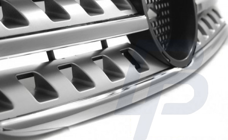 GRILLS MERCEDES W163 98-05 W164 AMG LOOK CHROME-SILVER - 3