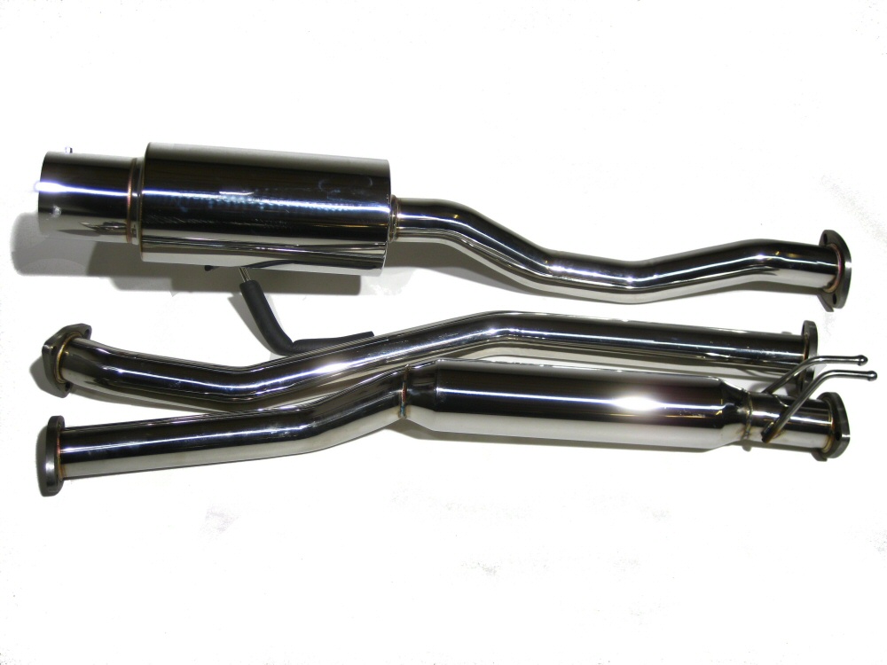 HONDA CIVIC 01-05 2/4D STAINLESS CATBACK EXHAUST SYSTEM - 3