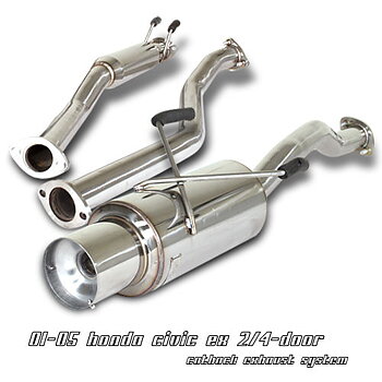 HONDA CIVIC 01-05 2/4D STAINLESS CATBACK EXHAUST SYSTEM