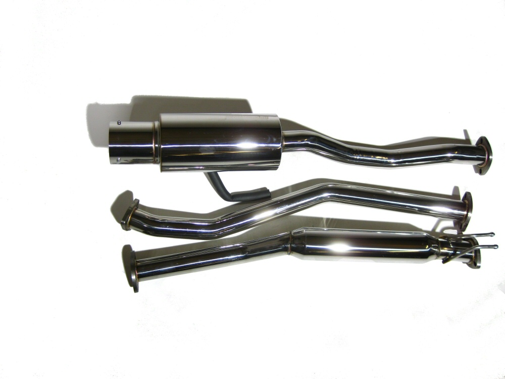HONDA CIVIC 01-05 2/4D STAINLESS CATBACK EXHAUST SYSTEM - 2