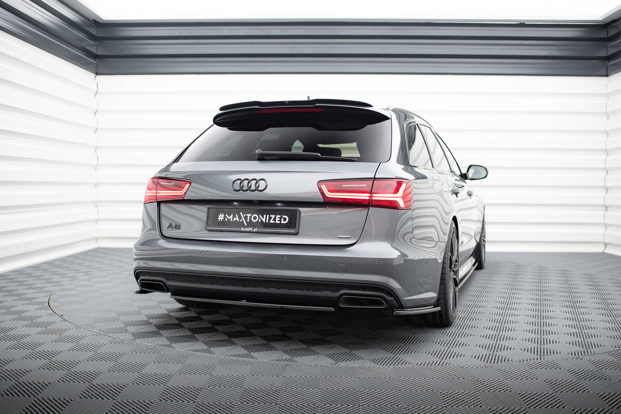 Rear Side Splitters Audi S6 / A6 S-Line C7 Facelift Avant - 2
