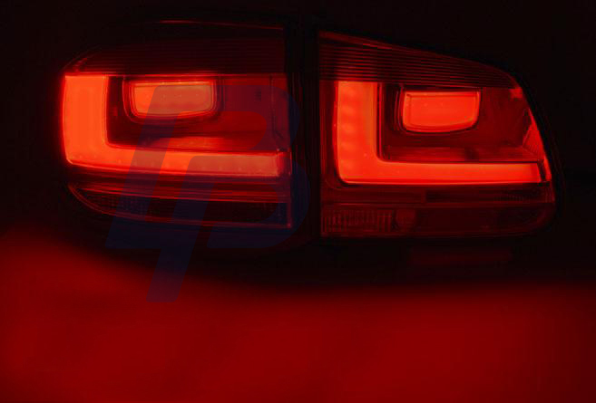 VW TIGUAN 07-07.11 SMOKE LED TAILLIGHTS BAR - 2