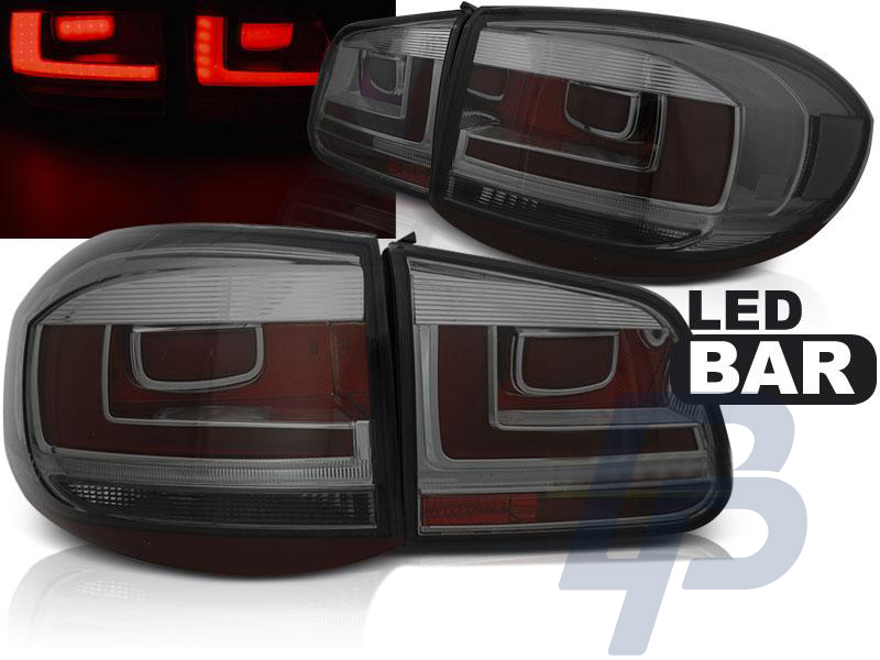 VW TIGUAN 07-07.11 SMOKE LED TAILLIGHTS BAR - 6