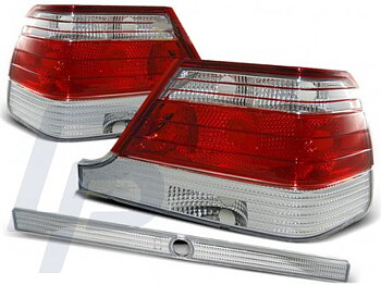 TAILLIGHTS MERCEDES W140 95-10.98 RED WHITE