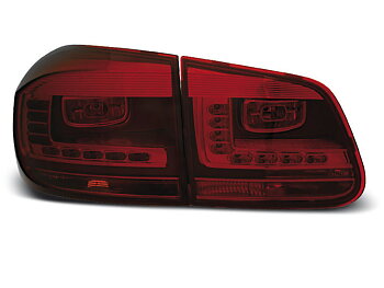 VW TIGUAN 07.11-  RÖDA RÖKTONADE LED BAKLAMPOR
