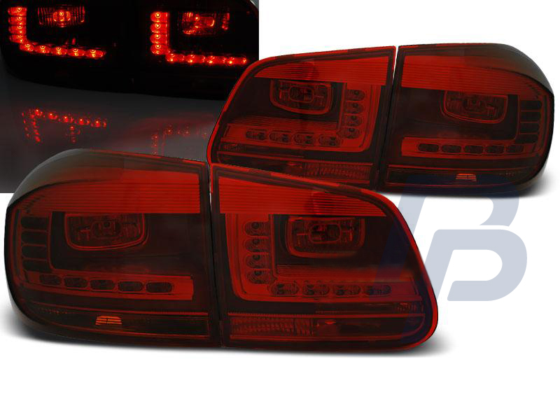 VW TIGUAN 07.11-  RED SMOKE LED TAILLIGHTS - 3