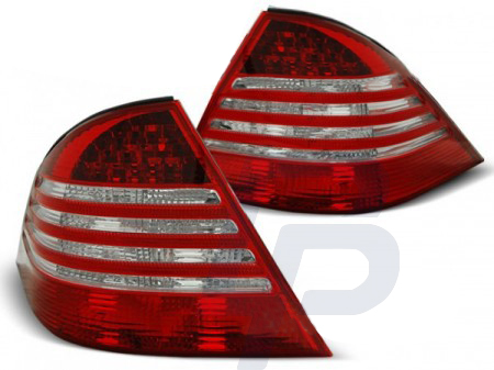 TAILLIGHTS MERCEDES S-CLASS W220 98-05 RED WHITE