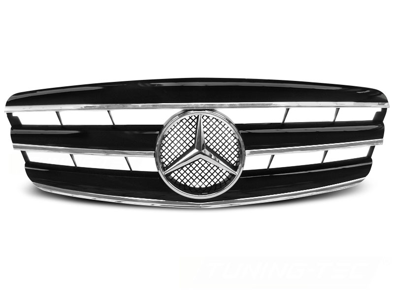 GRILLS MERCEDES W221 05-09 CL STYLE BLACK CHROME