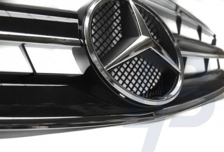 GRILLS MERCEDES W221 05-09 CL STYLE BLACK CHROME - 3