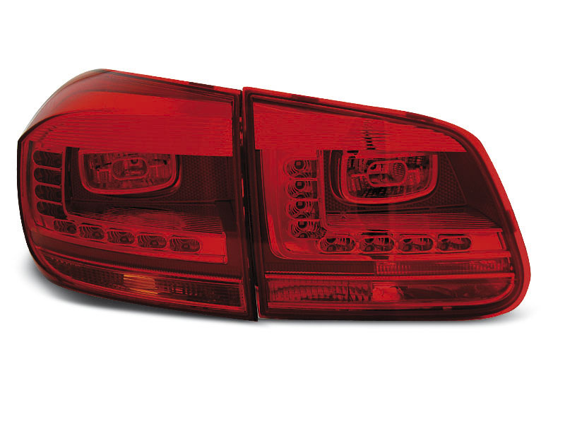 VW TIGUAN 07.11-  RED LED TAILLIGHTS