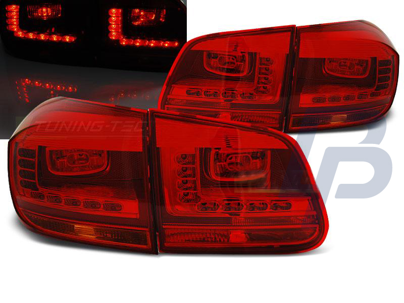 VW TIGUAN 07.11-  RED LED TAILLIGHTS - 3