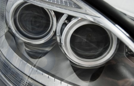 HEADLIGHTS MERCEDES W221 05-09 DAYLIGHT CHROME - 3