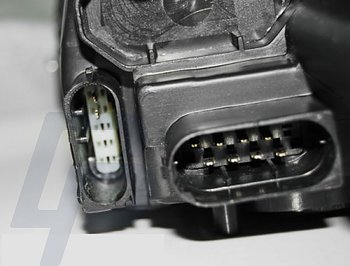 HEADLIGHTS MERCEDES W221 05-09 DAYLIGHT HID CHROME