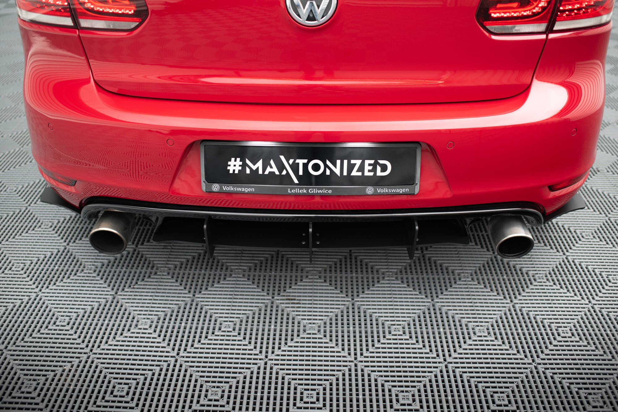 Rear Diffuser & Rear Side Splitters VW Golf Mk6 GTI / 35TH - 7