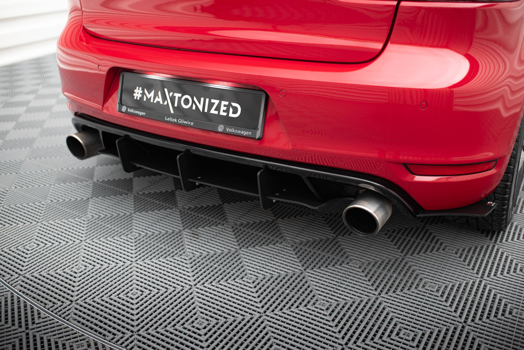 Rear Diffuser & Rear Side Splitters VW Golf Mk6 GTI / 35TH - 6