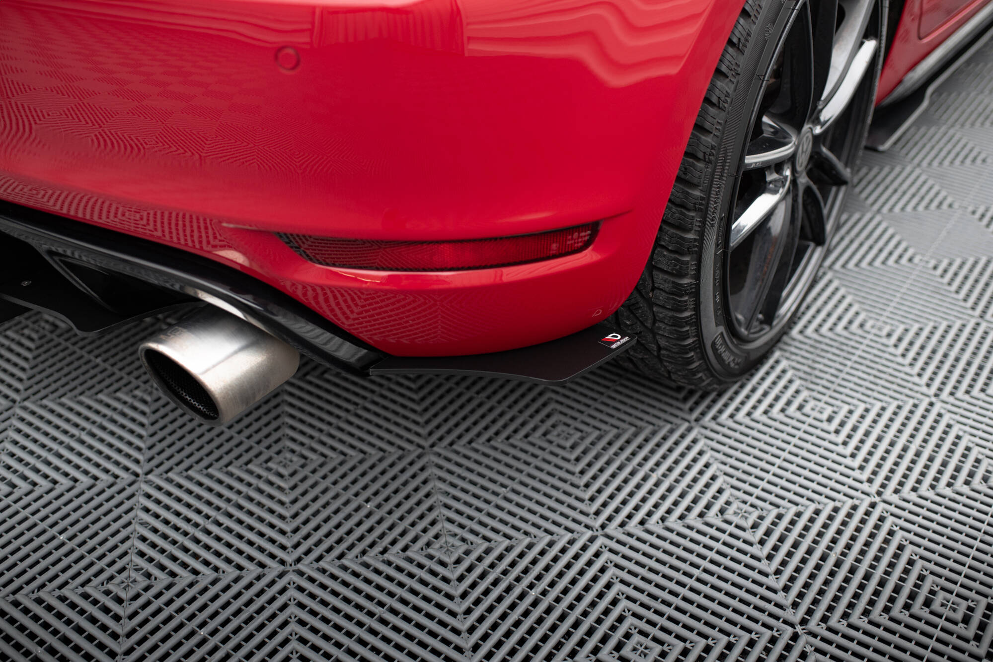 Rear Diffuser & Rear Side Splitters VW Golf Mk6 GTI / 35TH - 4