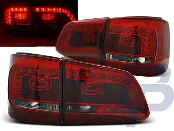 VW TOURAN 08.10- RED SMOKE LED TAILLIGHTS