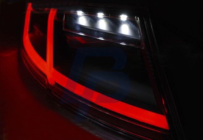 AUDI TT 04.06-02.14 RED WHITE LED TAILLIGHTS BAR - 5