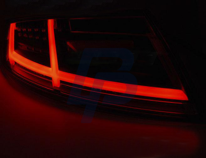 AUDI TT 04.06-02.14 RED WHITE LED TAILLIGHTS BAR - 2