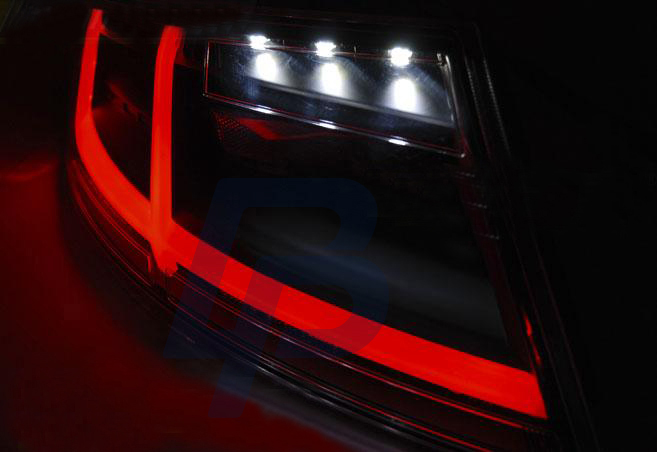 AUDI TT 04.06-02.14 SMOKE LED TAILLIGHTS BAR - 6