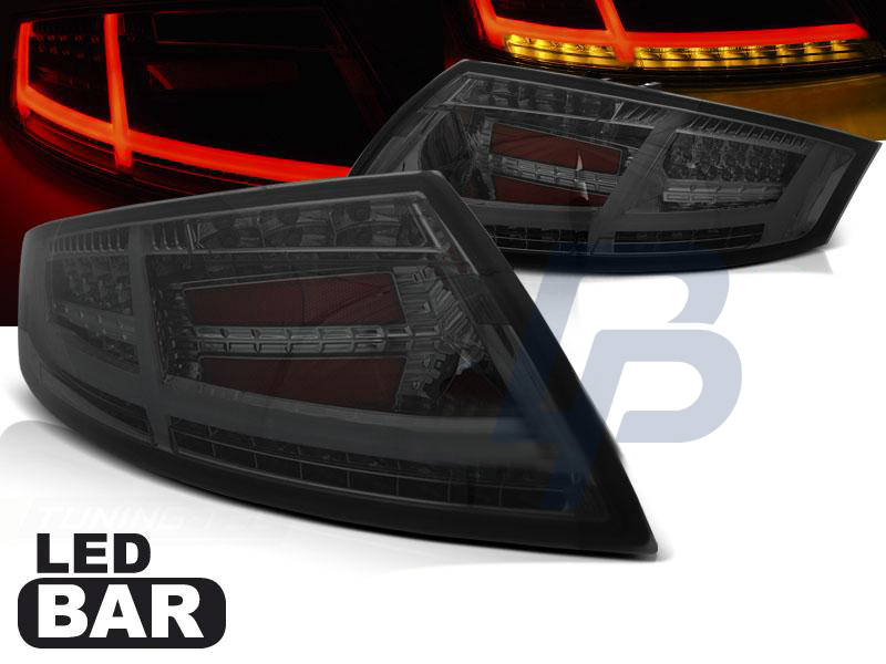 AUDI TT 04.06-02.14 SMOKE LED TAILLIGHTS BAR - 8
