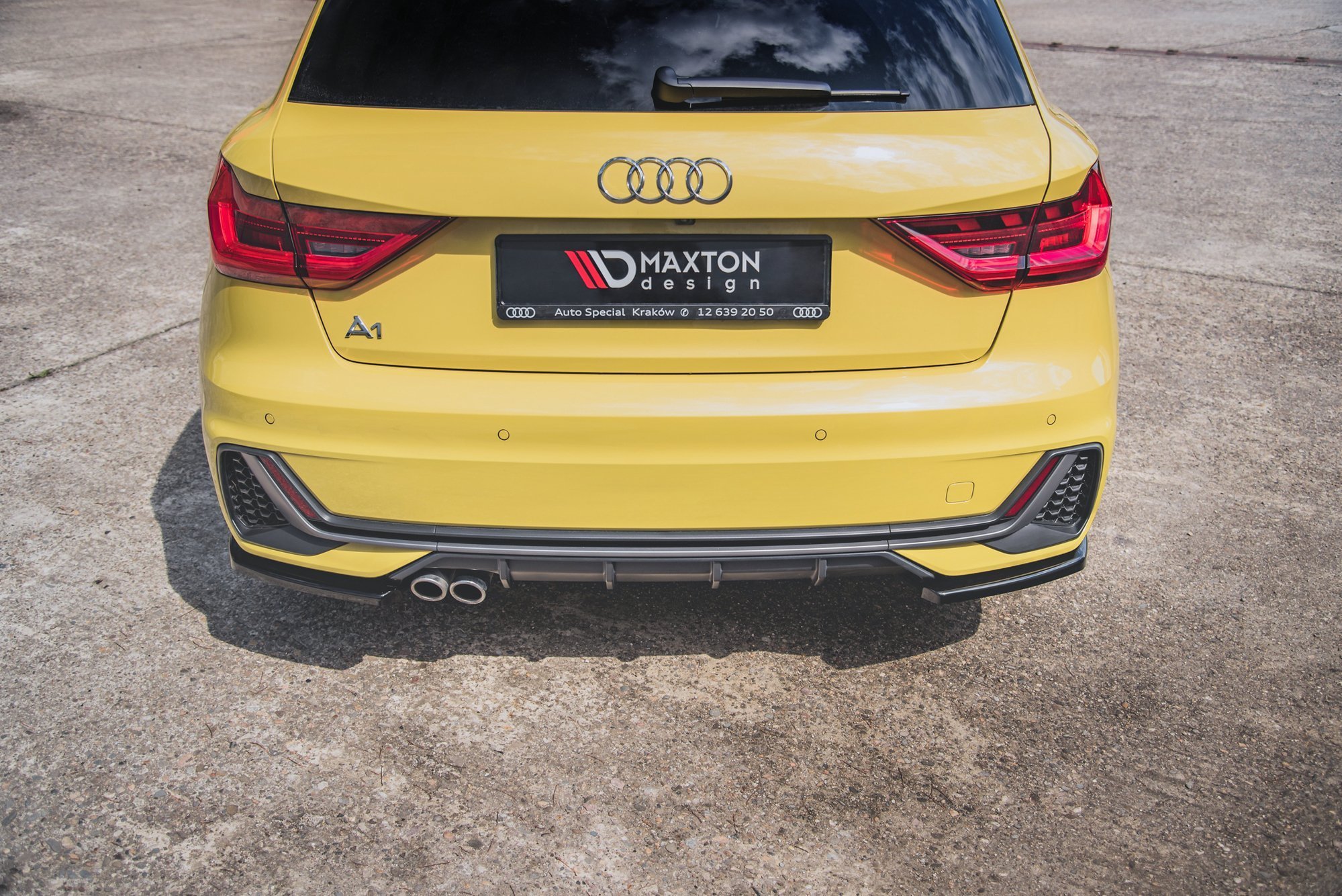 Rear Side Splitters Audi A1 S-line GB (2018-) - 3