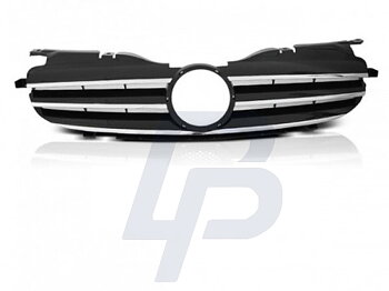 GRILLS MERCEDES SLK R170 96-04 CL STYLE BLACK CHROME