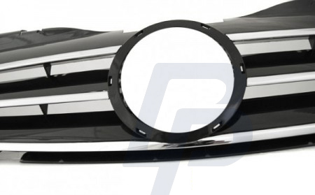 GRILLS MERCEDES SLK R170 96-04 CL STYLE BLACK CHROME - 3