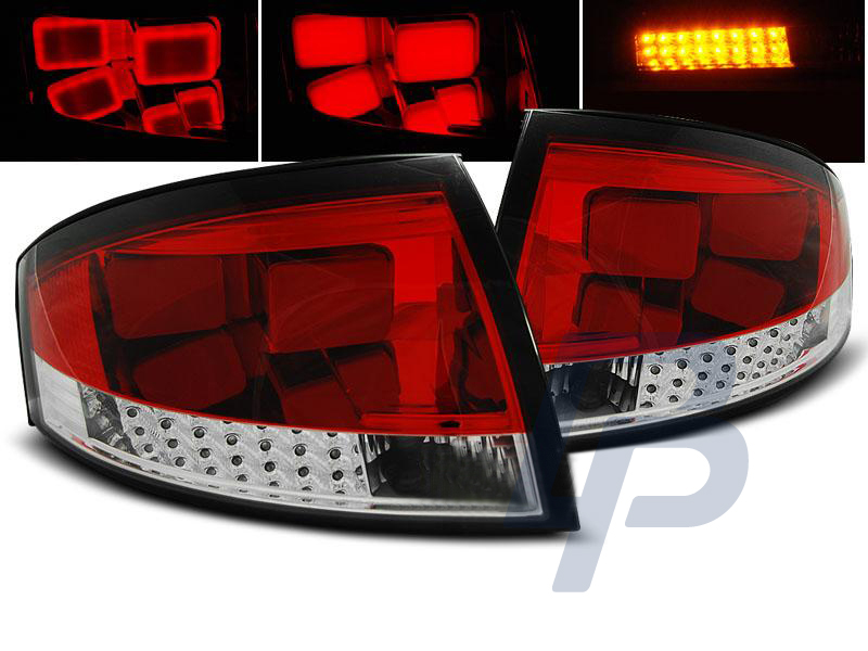 AUDI TT 8N 99-06 RED WHITE LED TAILLIGHTS - 3