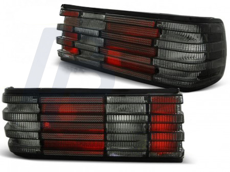 TAILLIGHTS MERCEDES S-CLASS W126 82-93 RED SMOKE
