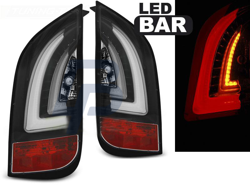 VW UP! 3.11- / SKODA CITIGO 12.11-  BLACK LED TAILLIGHTS BAR - 4