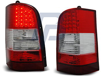 MERCEDES VITO V-CLASS W638 96-03 RED WHITE LED TAILLIGHTS
