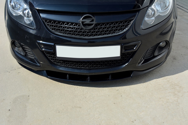 FRONT SPLITTER OPEL CORSA D NURBURG (FOR OPC / VXR BUMPER) - 3