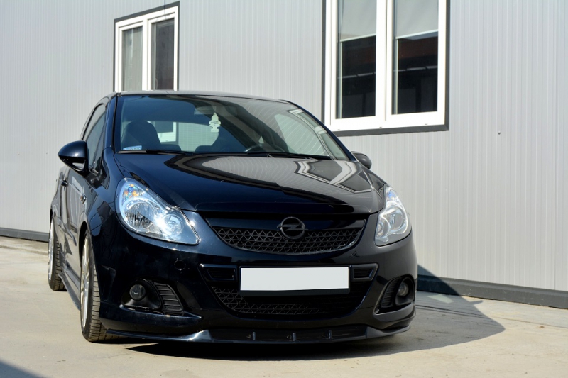 FRONT SPLITTER OPEL CORSA D NURBURG (FOR OPC / VXR BUMPER) - 2