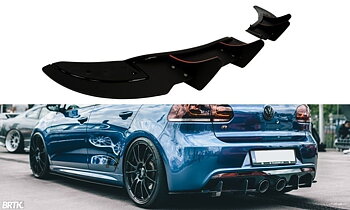 Rear Splitter VW Golf MK6 R (2008-2012)