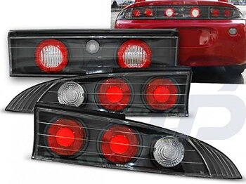 TAILLIGHTS MITSUBISHI ECLIPSE 06.95-12.98 BLACK