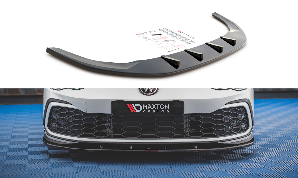 Front Splitter V.1 Volkswagen Golf GTI / GTE / R-Line Mk8